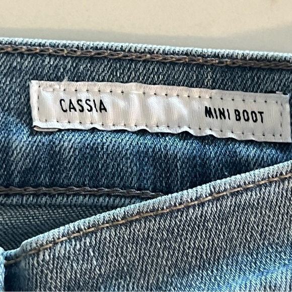 Anthropologie Edwin Cassia Mini Boot Cropped Jeans 28 - Picture 8 of 16